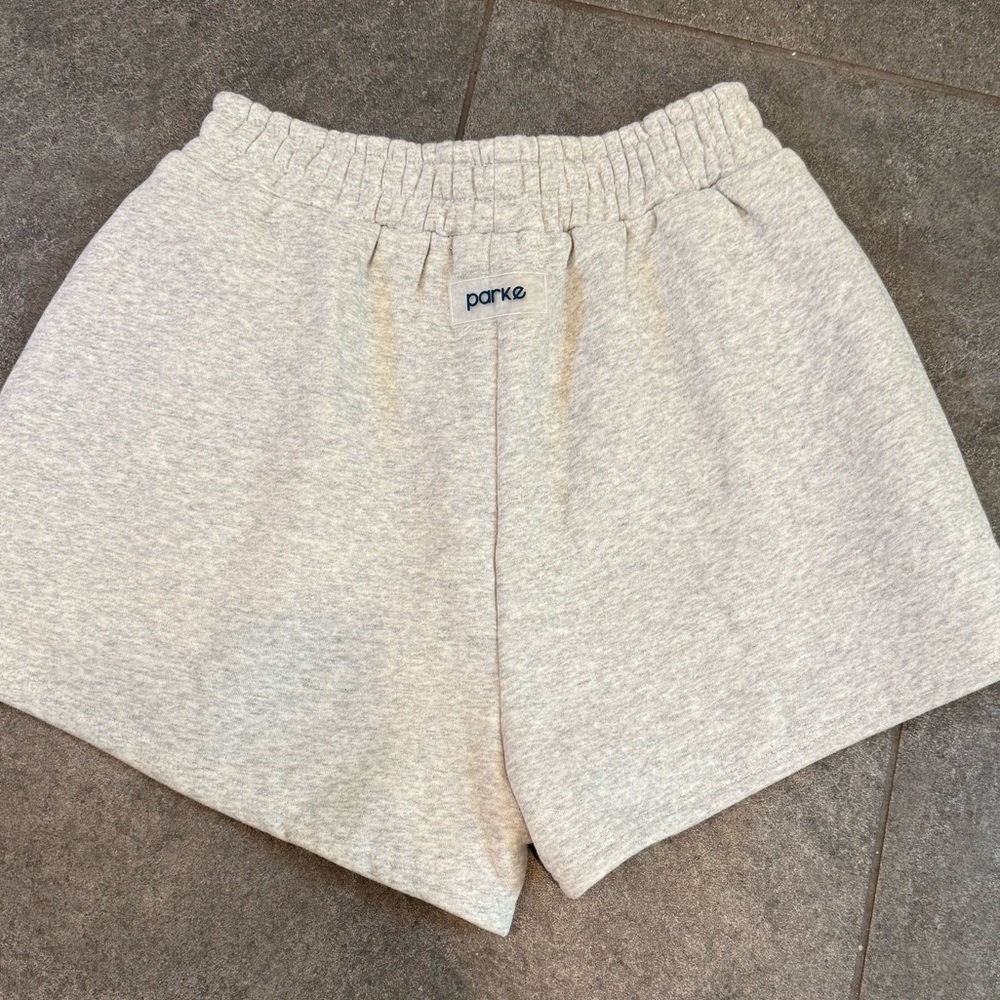 NWT PARKE sweatshorts, light grey, size XS